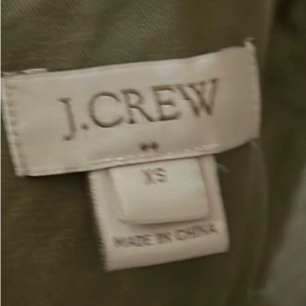 J Crew military green utility jacket size XS